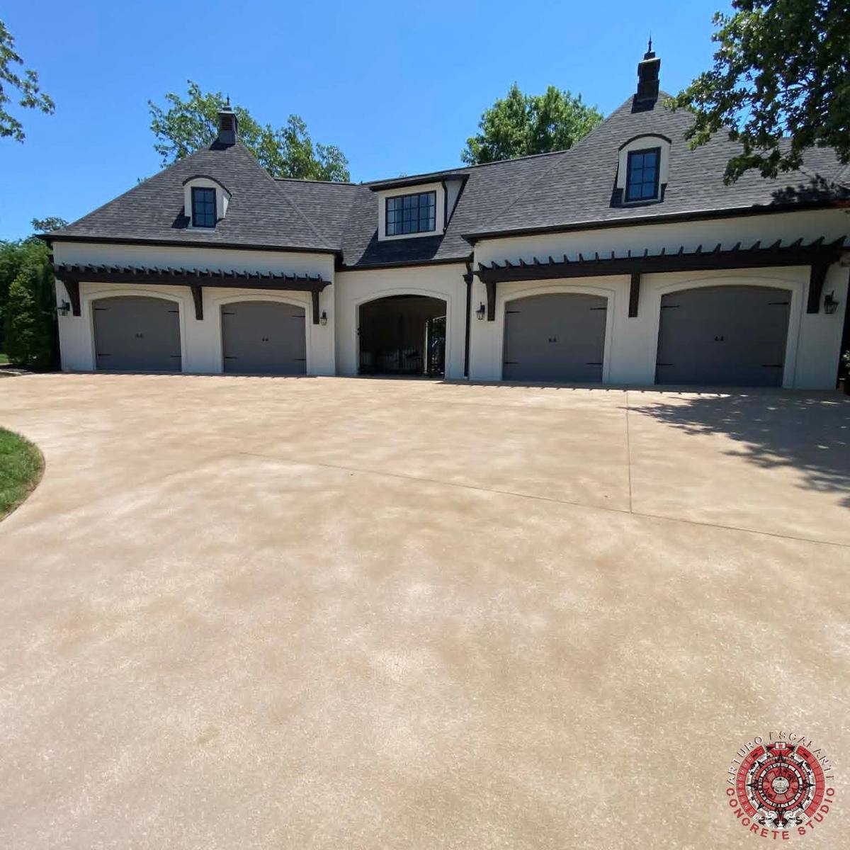 Decorative Brick Border Driveway