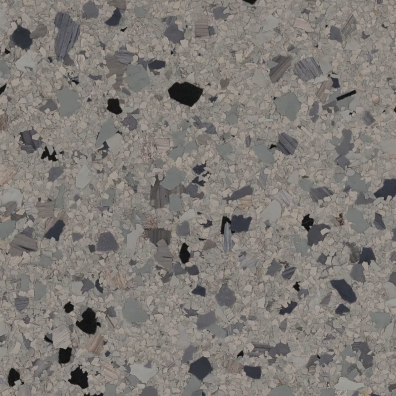 Denali epoxy flake color — Crete Creations LLC Joplin MO